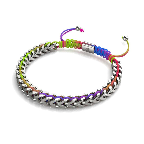 Spectrum x Silber | Gaia Weizenkettenarmband